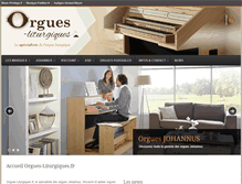 Tablet Screenshot of orgues-liturgiques.fr